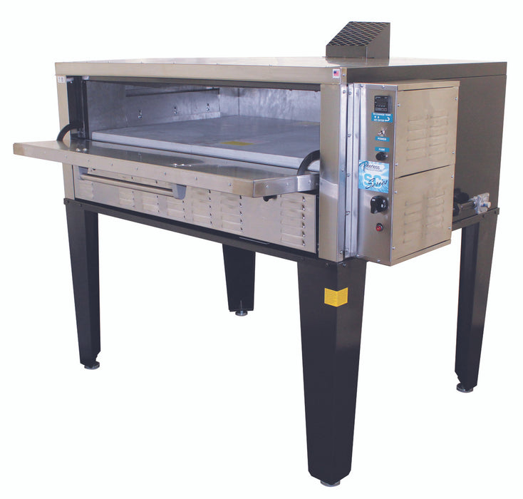 Peerless CW100PESC Pizza Deck Oven, Single Deck, Gas 100,000 BTU