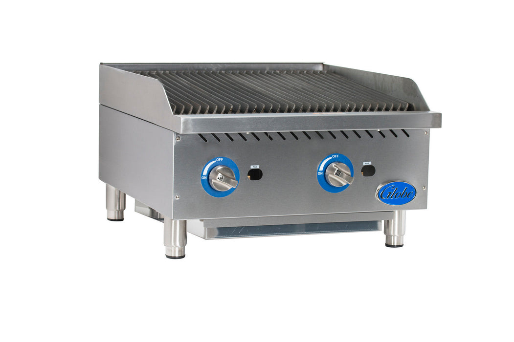 Globe - GCB24G-SR Charbroiler Gas Countertop