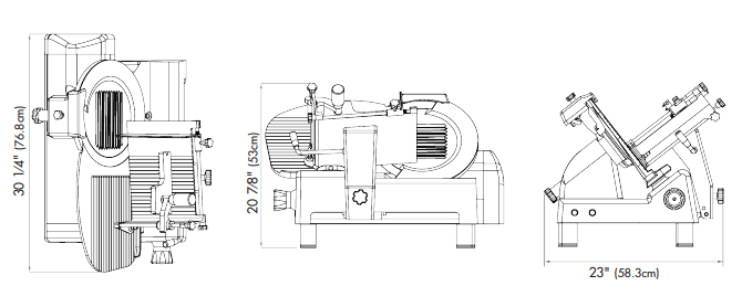 Univex 8713M Premium Series Manual Slicer with 13" Blade