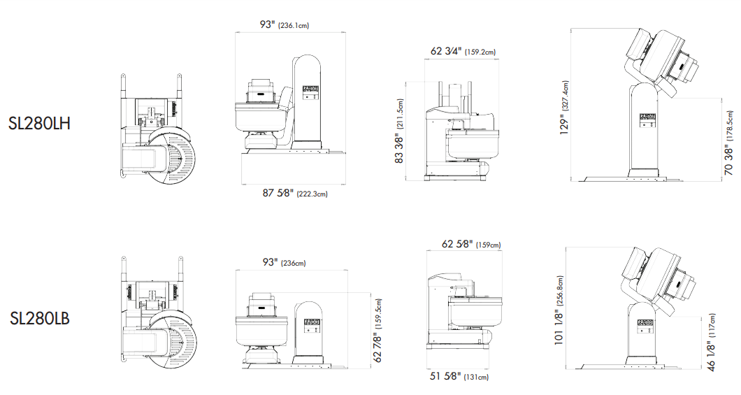 Univex SL280LH Silverline Spiral Mixer with Integrated Lifter, 615 lbs. Maximum Capacity, Discharge Height 70"