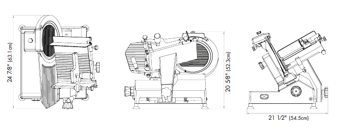 Univex 7512 Manual Value Series Slicer with 12" Blade