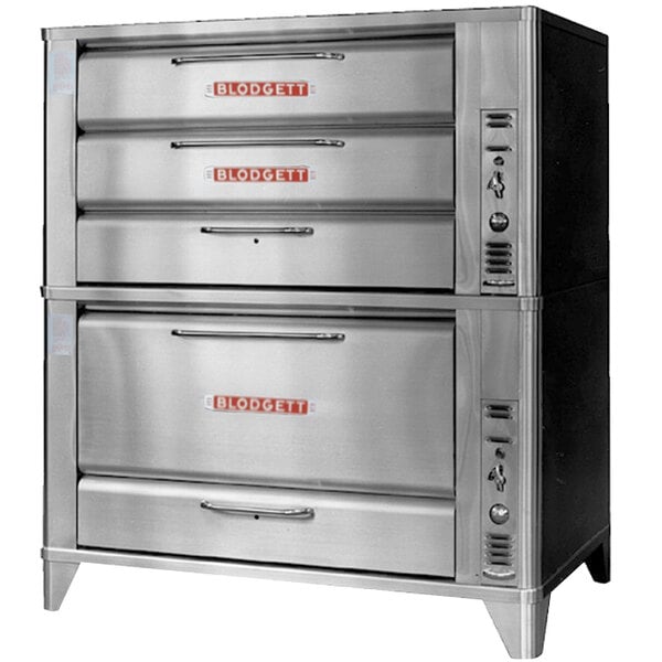 Blodgett 981/966 Double Deck Oven with Vent Kit - 100,000 BTU, Gas