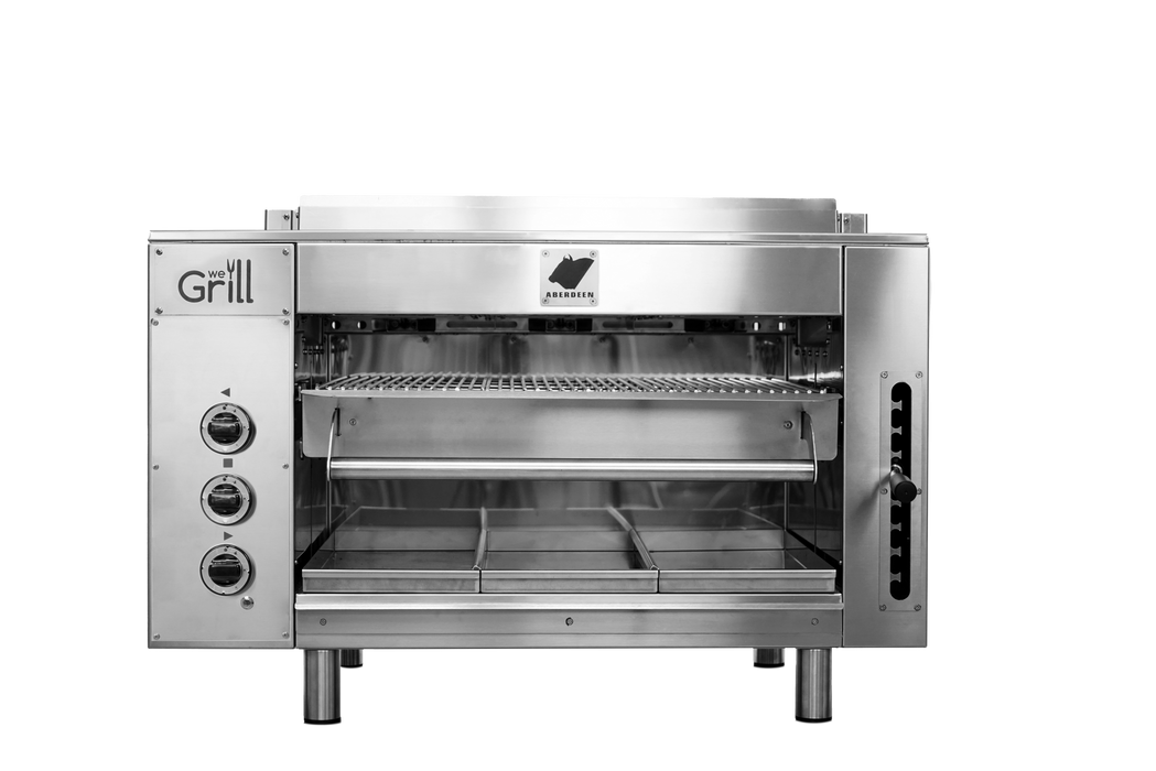 Ampto - ABERDEEN-G Infrared Overfire Broiler Single Deck Countertop Gas