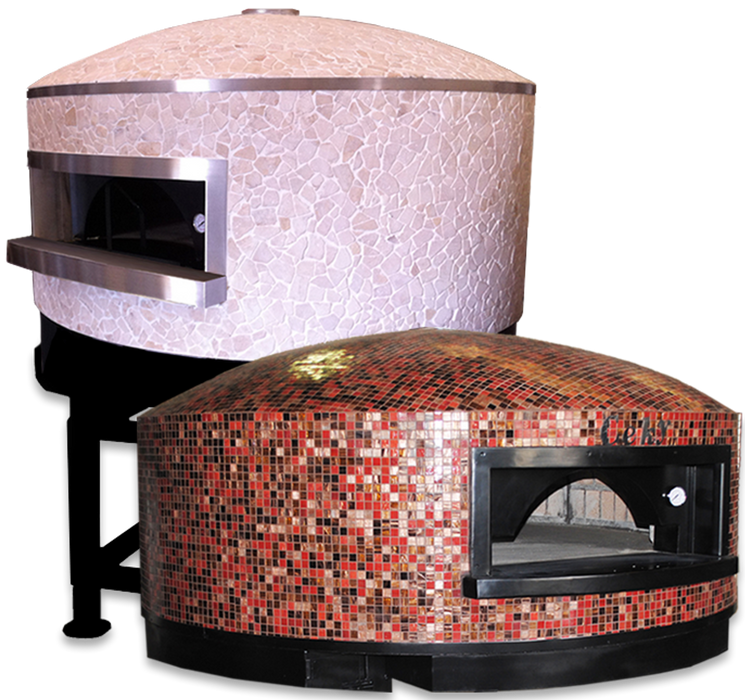 Univex DOME51GV 51" Rotating Stone Dome Pizza Oven, 92,500 BTU