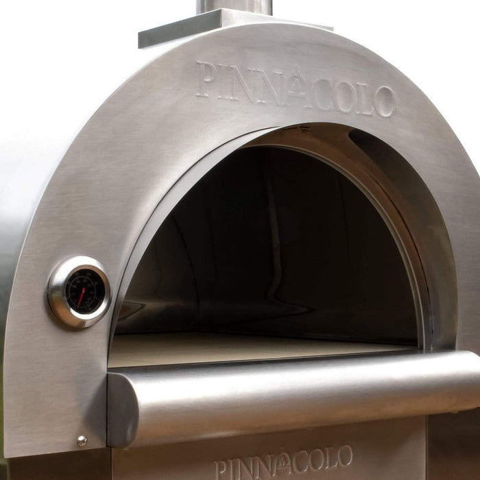 Pinnacolo Premio 32" Wood Fired Pizza Oven, Residential Outdoor Stainless Steel Pizza Oven