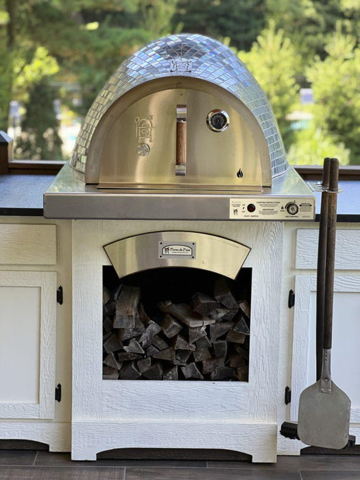 HPC Villa Series Hybrid Pizza Oven - Gas/Wood Fueled, Built-In