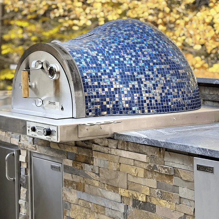 HPC Villa Series Hybrid Pizza Oven - Gas/Wood Fueled, Built-In