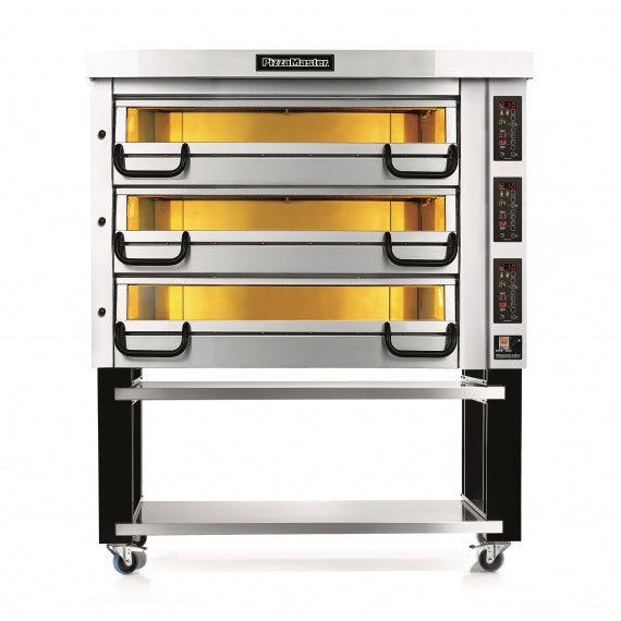 PizzaMaster PM 933ED 71" Triple Deck Electric Pizza Oven 16.8 kW