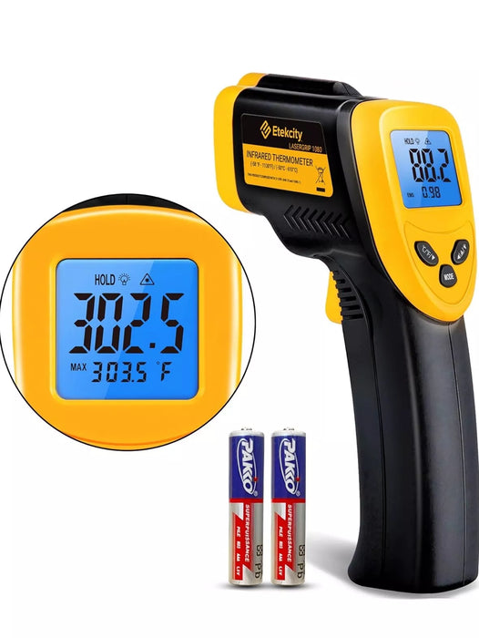 Lasergrip 1080 Infrared Thermometer – Wide Temperature Range, Non-Contact, Professional EMS Mode - Free Gift