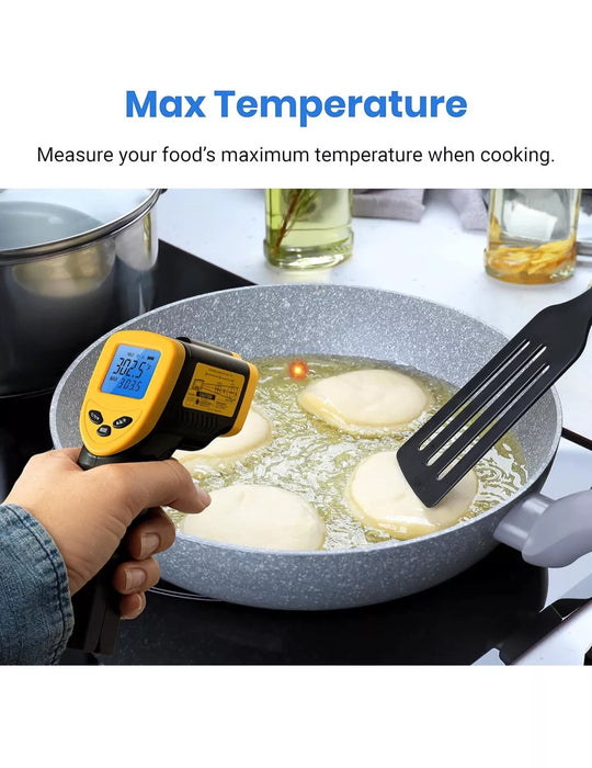 Lasergrip 1080 Infrared Thermometer – Wide Temperature Range, Non-Contact, Professional EMS Mode - Free Gift